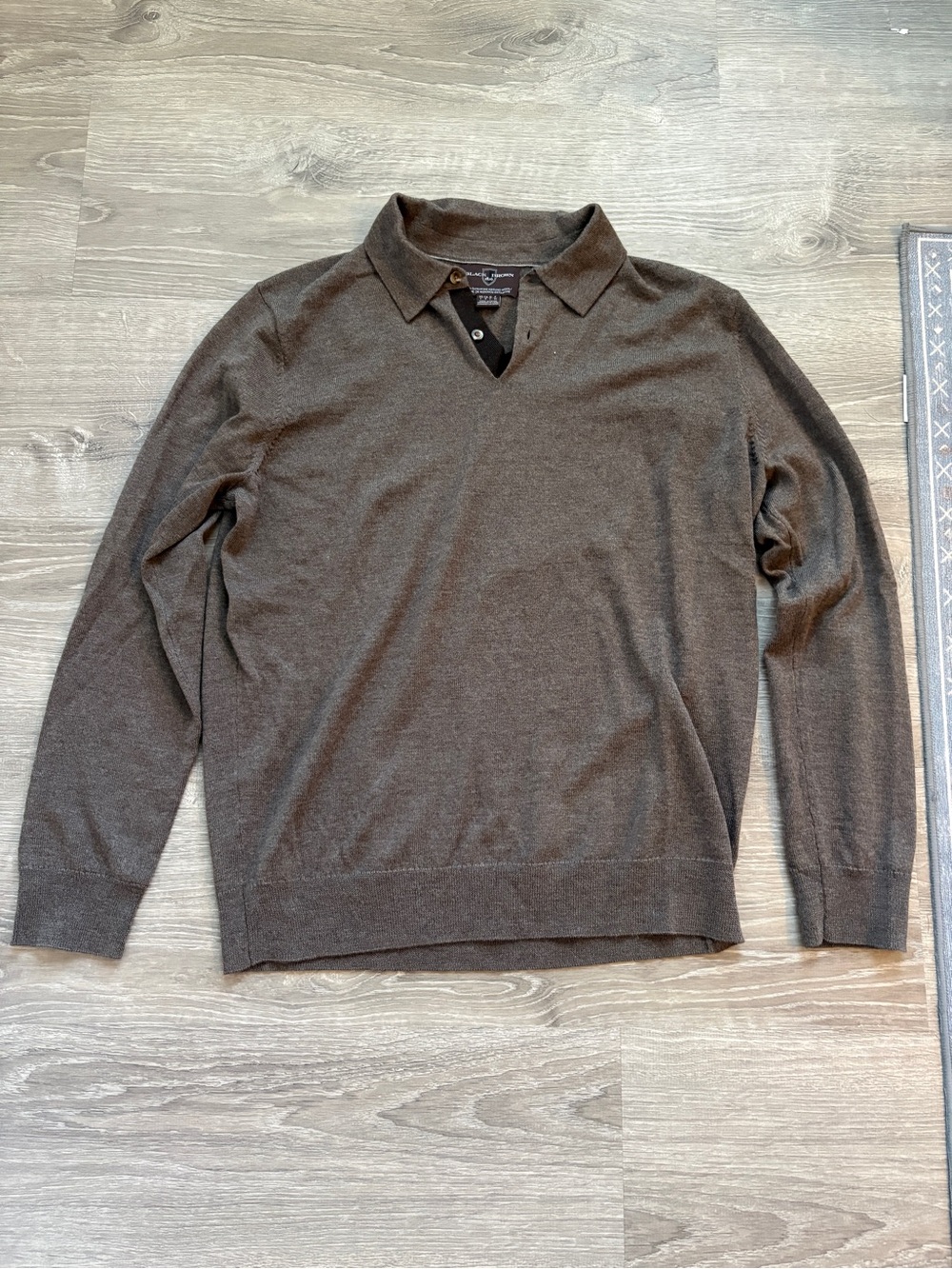 Black Brown 1826 Merino Wool Sweater